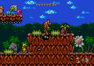 Скриншот игры Chuck Rock